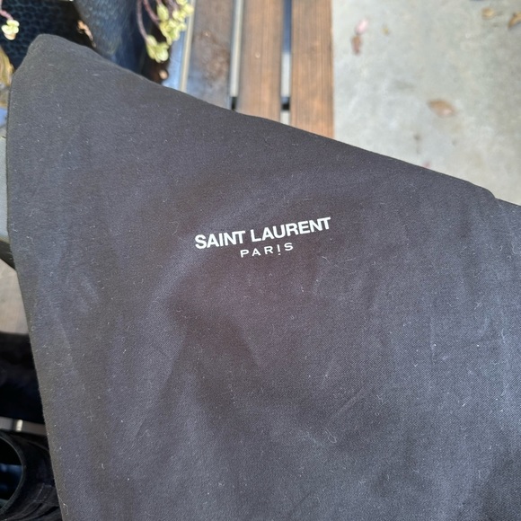 Saint Laurent Black Suede Boots size 41.5 - Picture 5 of 7